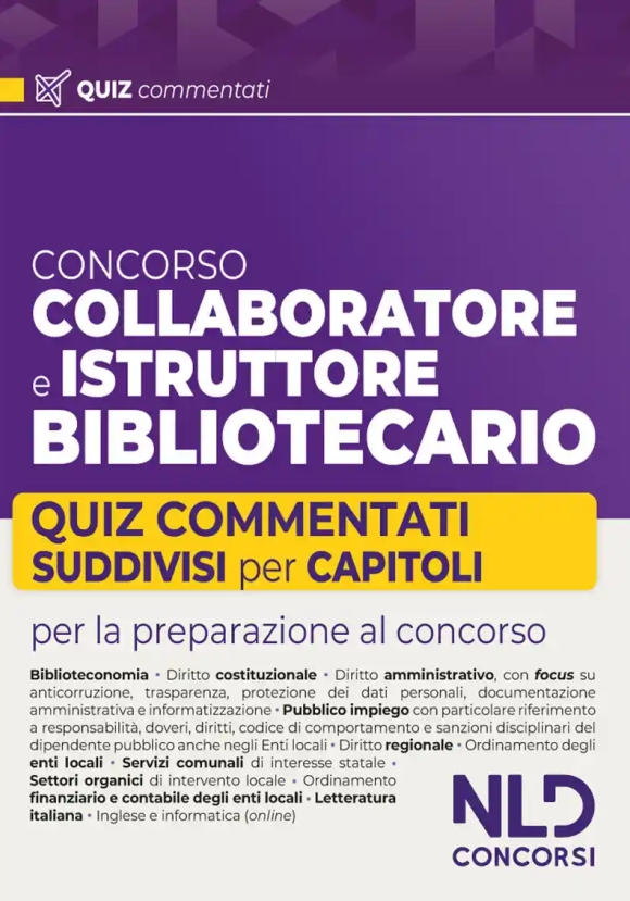 Collaboratore Istrutt.bibliotecario Quiz