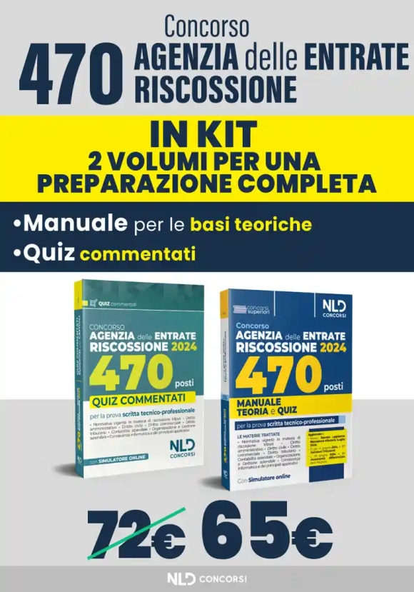 Kit 470 Agenzia Entrate 2vol. 2024