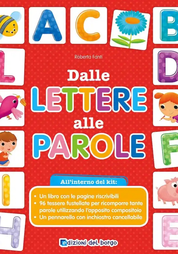 Dalle Lettere Alle Parole. Con 96 Tessere. Con Pennarello Cancellabile