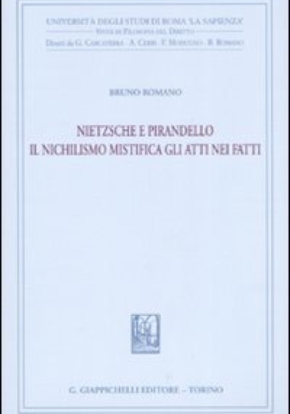 Nietzsche E Pirandello Nichilismo