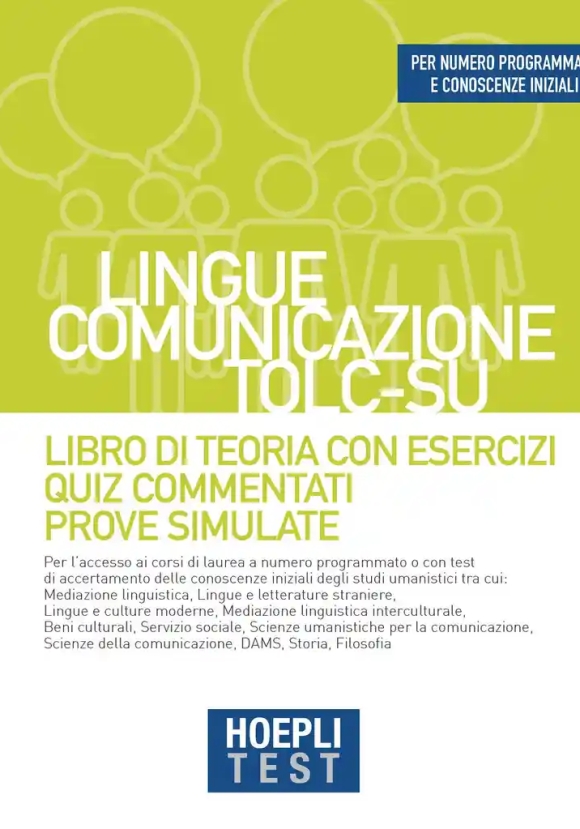 Lingue, Comunicazione, Tolc-su. Libro Di Teoria Con Esercizi, Quiz Comme