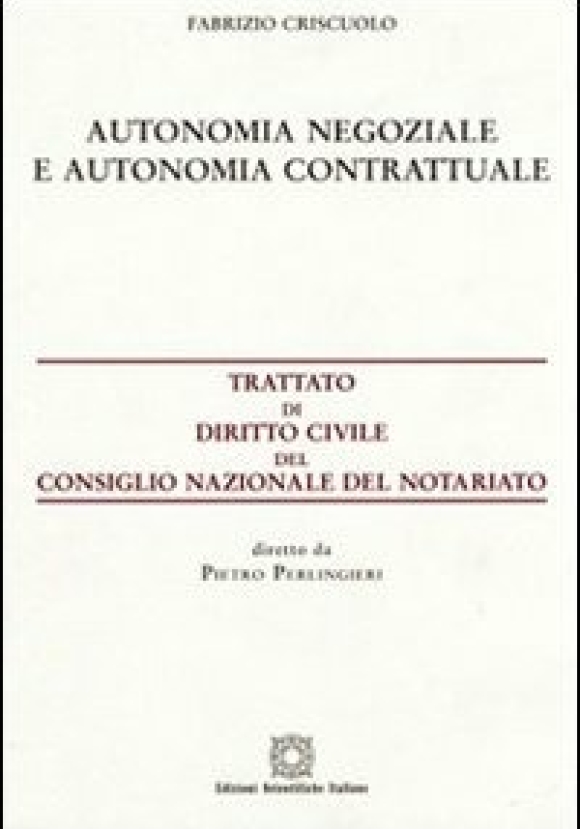 Autonomia Negoziale E Autonomi