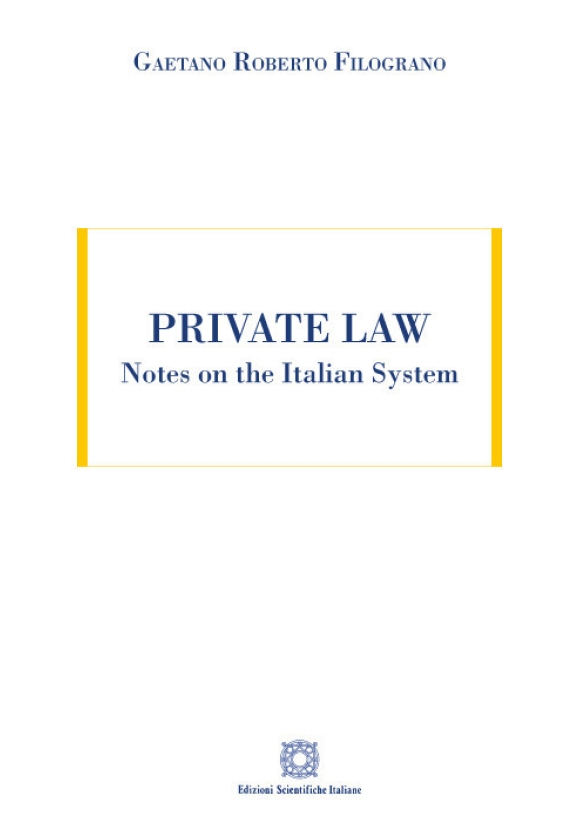 Private Law. Notes On The Ital