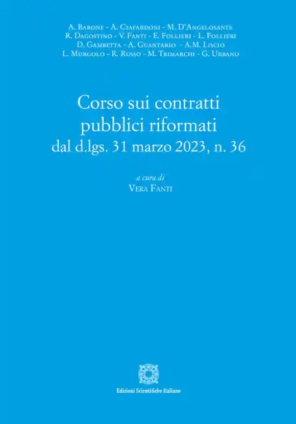 Corso Sui Contratti Pubblici