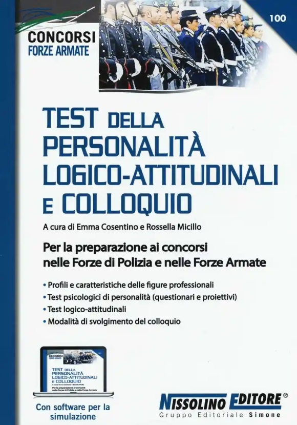 100  Test Della Personalit? Logico-attitudinali E Colloquio. Forze Armate