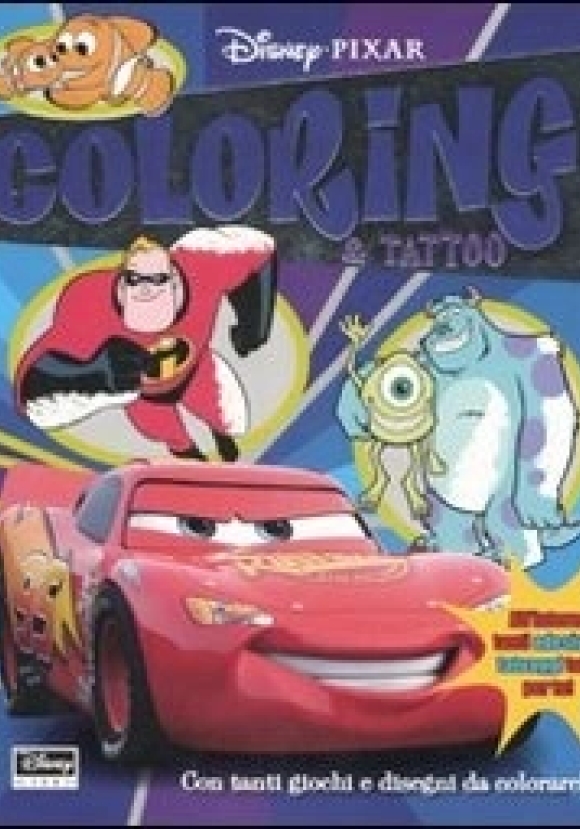 Pixar. Coloring & Tattoo