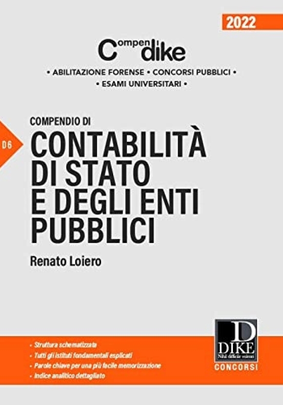 Compendio Contabilita' Di Stato 2022