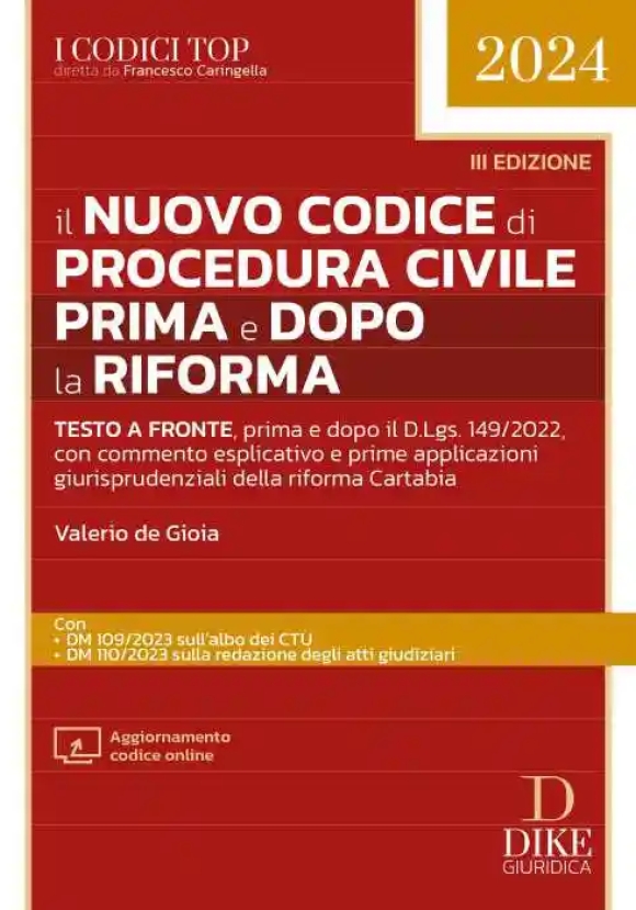 Nuovo Codice Proced.civile Prima E Dopo