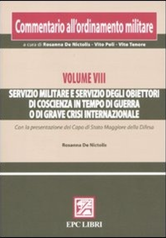 Servizio Militare E Servizio Obiettori Di Coscienza Commentario All'ordi