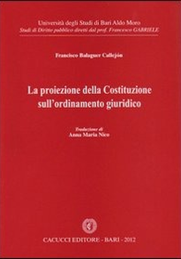 La Proiezione Della Costituzione Sull'ordinamento Giuridico