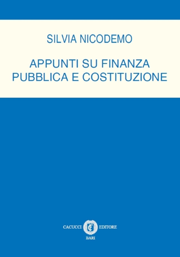 Appunti Su Finanza Pubblica E Costituzione.