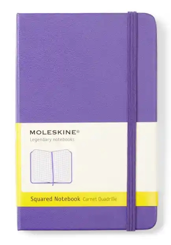 Moleskine Notebook Pkt Squ Bril Vio Hard