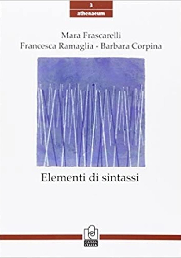 Elementi Di Sintassi - 3ed