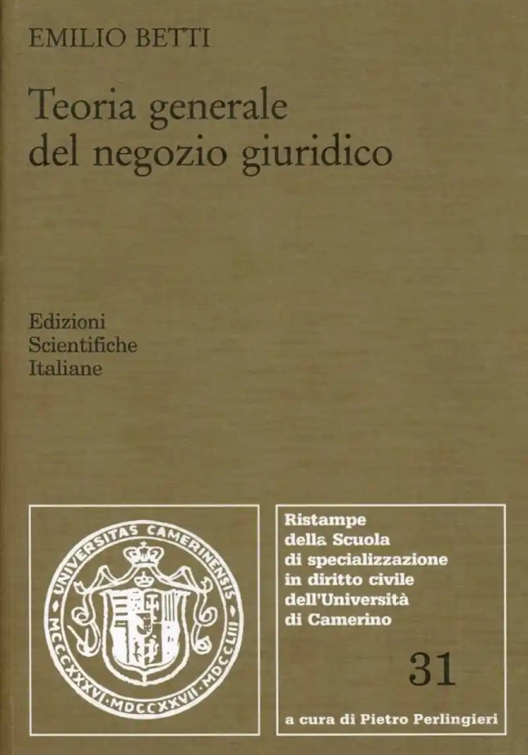 Teoria Generale Del Negozio Gi