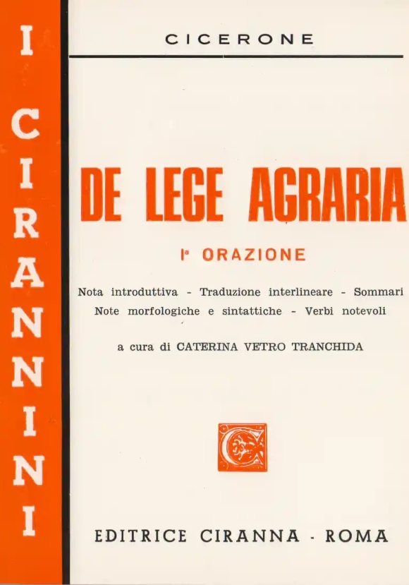 De Lege Agraria - I Orazione