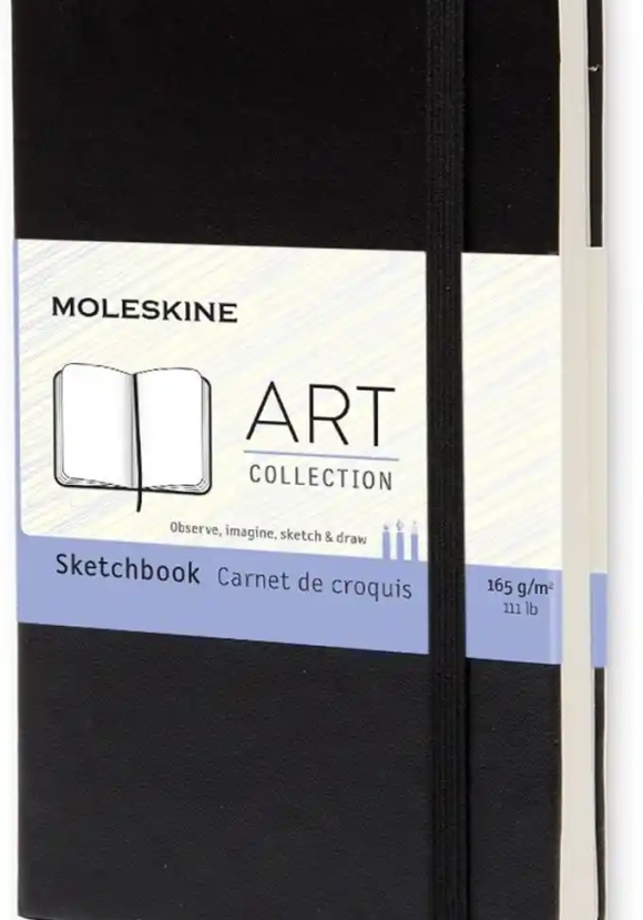 Art Sketchbook Pocket Black