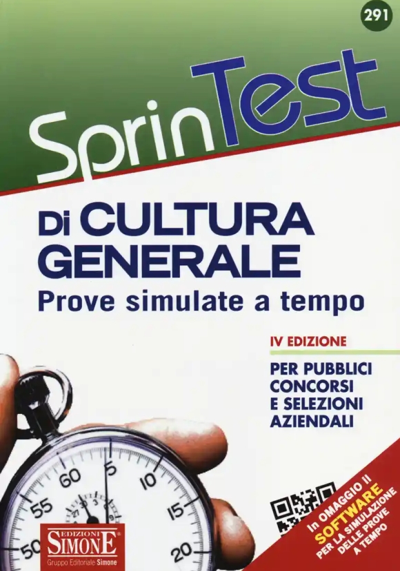 291  Sprintest Di Cultura Generale - Prove Simulate A Tempo