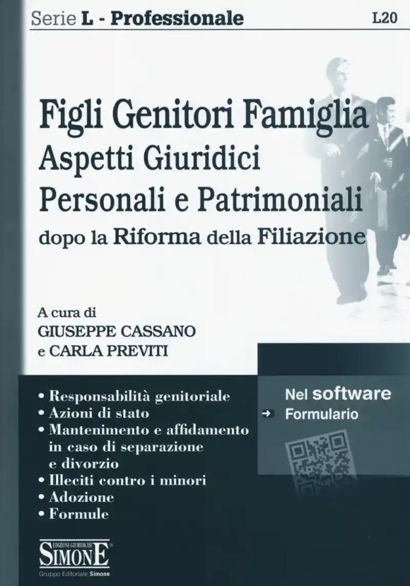 L20  Figli Genitori Famiglia Aspetti Giuridici, Personali E Patrimoniali