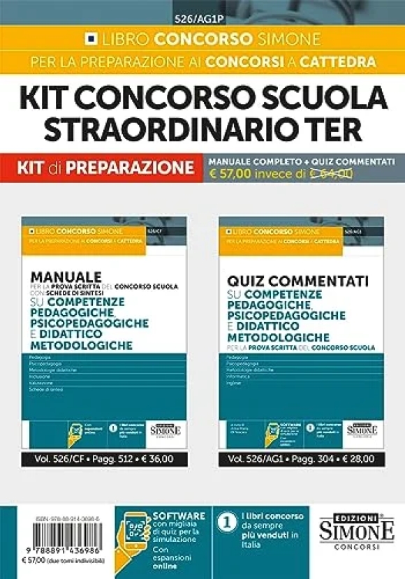 Kit Concorso Scuola Straord.ter 2vol.