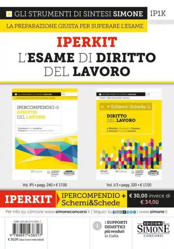 Iperkit Diritto Del Lavoro 2vol.2024