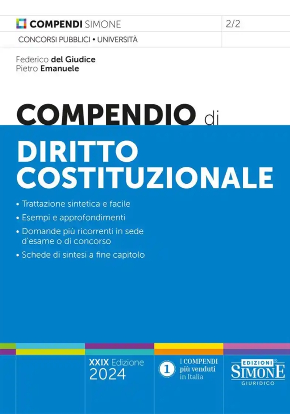 Compendio Diritto Costituzionale 29ed.