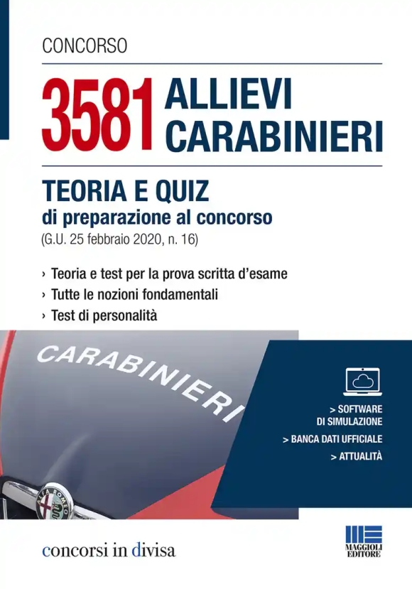 3581 Allievi Carabinieri Teoria E Quiz