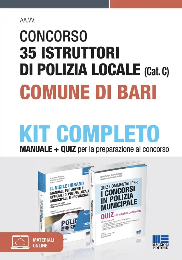 Kit 20 Istruttori Poliz.cat.c Bari 2vol.