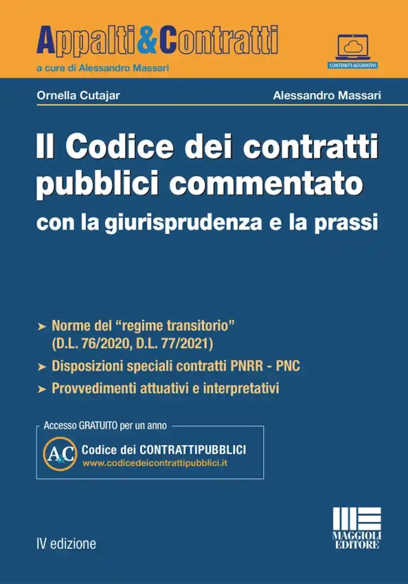 Codice Dei Contratti Pubblici Commentato Con La Giurisprudenza E La Prassi. Con Espansione Online (i