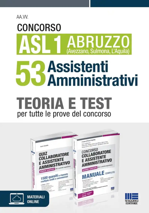 Kit 53 Assistenti Amm.vi Asl 1 Abruzzo