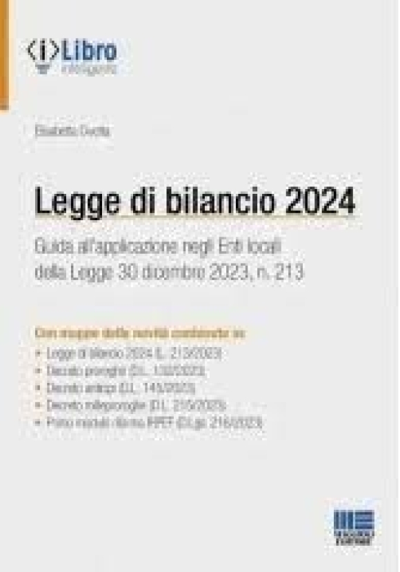 Legge Di Bilancio 2024