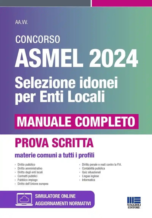 Concorso Asmel 2024 Enti Locali P.scritt