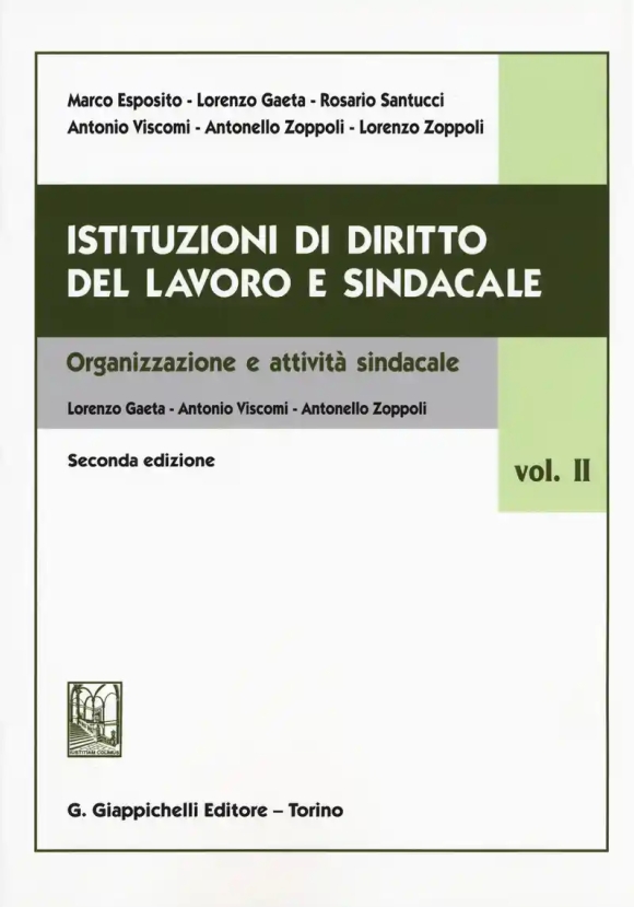 Istituzioni Dir.lavoro Sind. 2