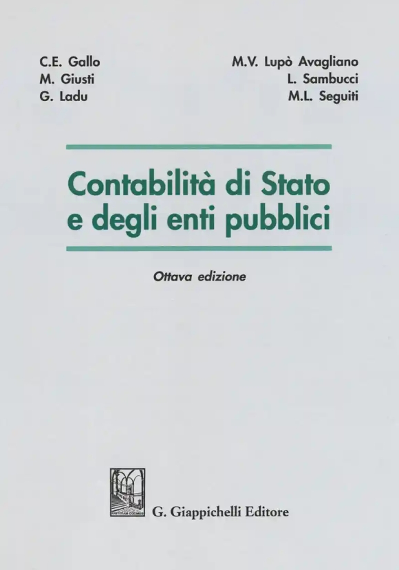 Contabilita' Di Stato Enti Pubblici 8ed