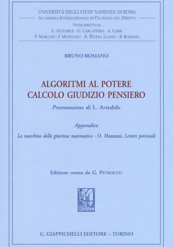 Algoritmi Al Potere Calcolo Giudizio