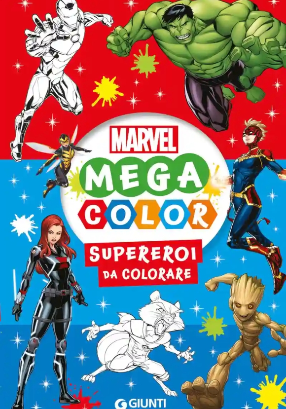 Mega Color Marvel. Supereroi Da Colorare