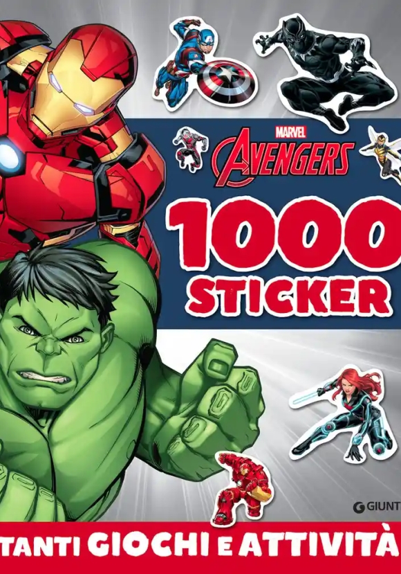 1000 Stickers Marvel Avengers. Ediz. A Colori