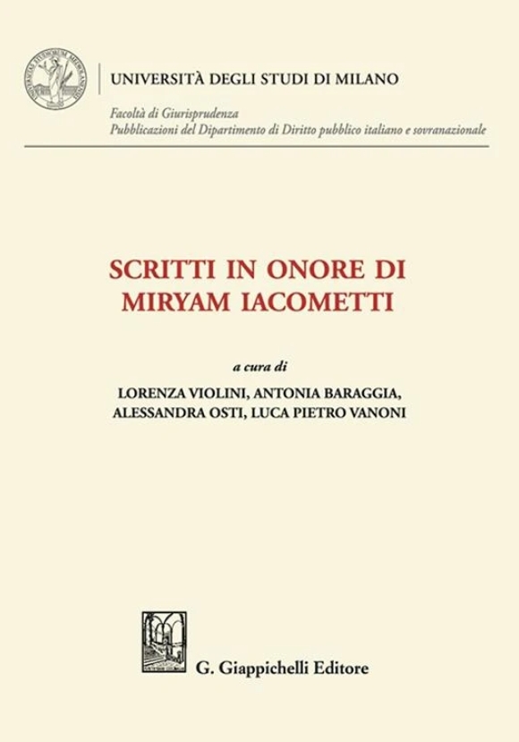 Scritti In Onore Di Iacometti