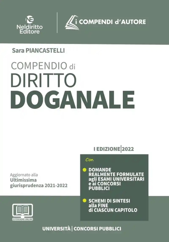 Compendio Diritto Doganale 2022