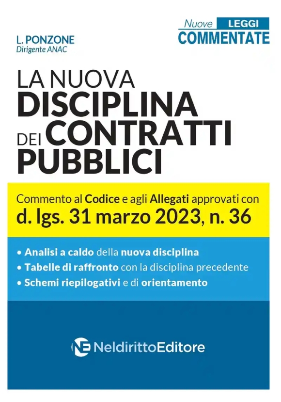 Nuova Disciplina Contratti Pubblici