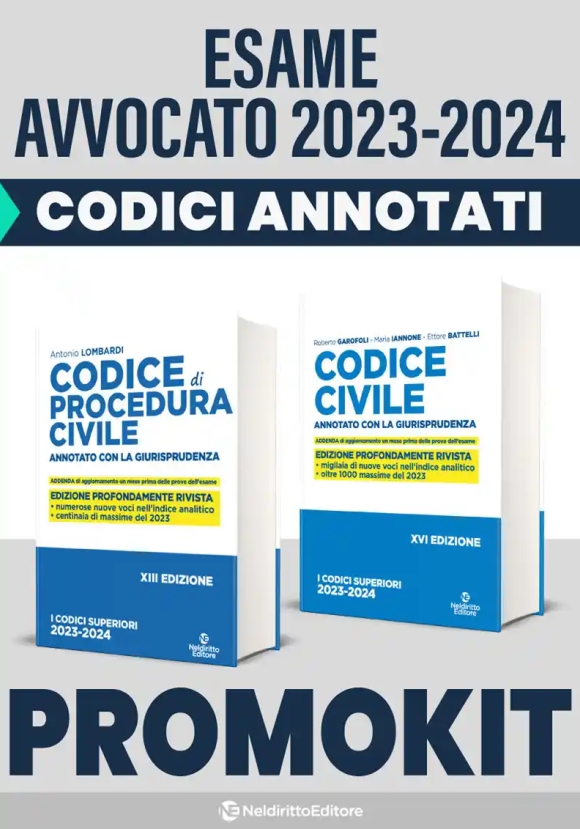 Kit 2v - Codici Sostanziali - Civile + Procedura Civile