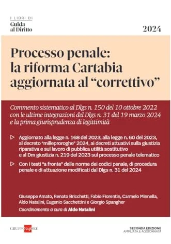 Processo Penale 2024 Riforma Cartabia